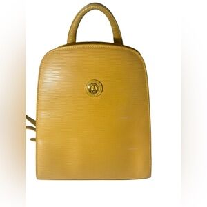 NWOT LA TOUR EIFFEL YELLOW BACKPACK